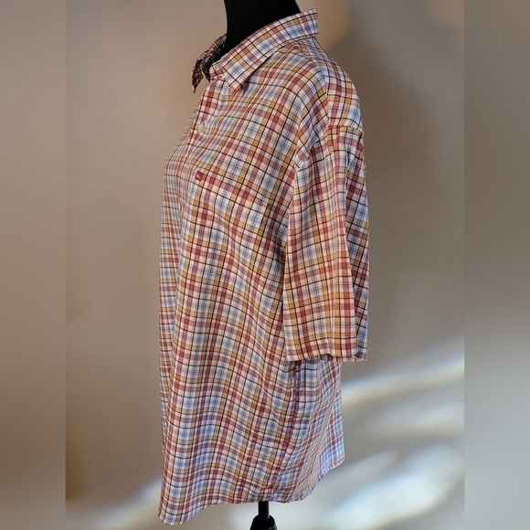 QUIKSILVER Men's Short Sleeved Button-down Shirt, Size Large - Picture 3 of 12